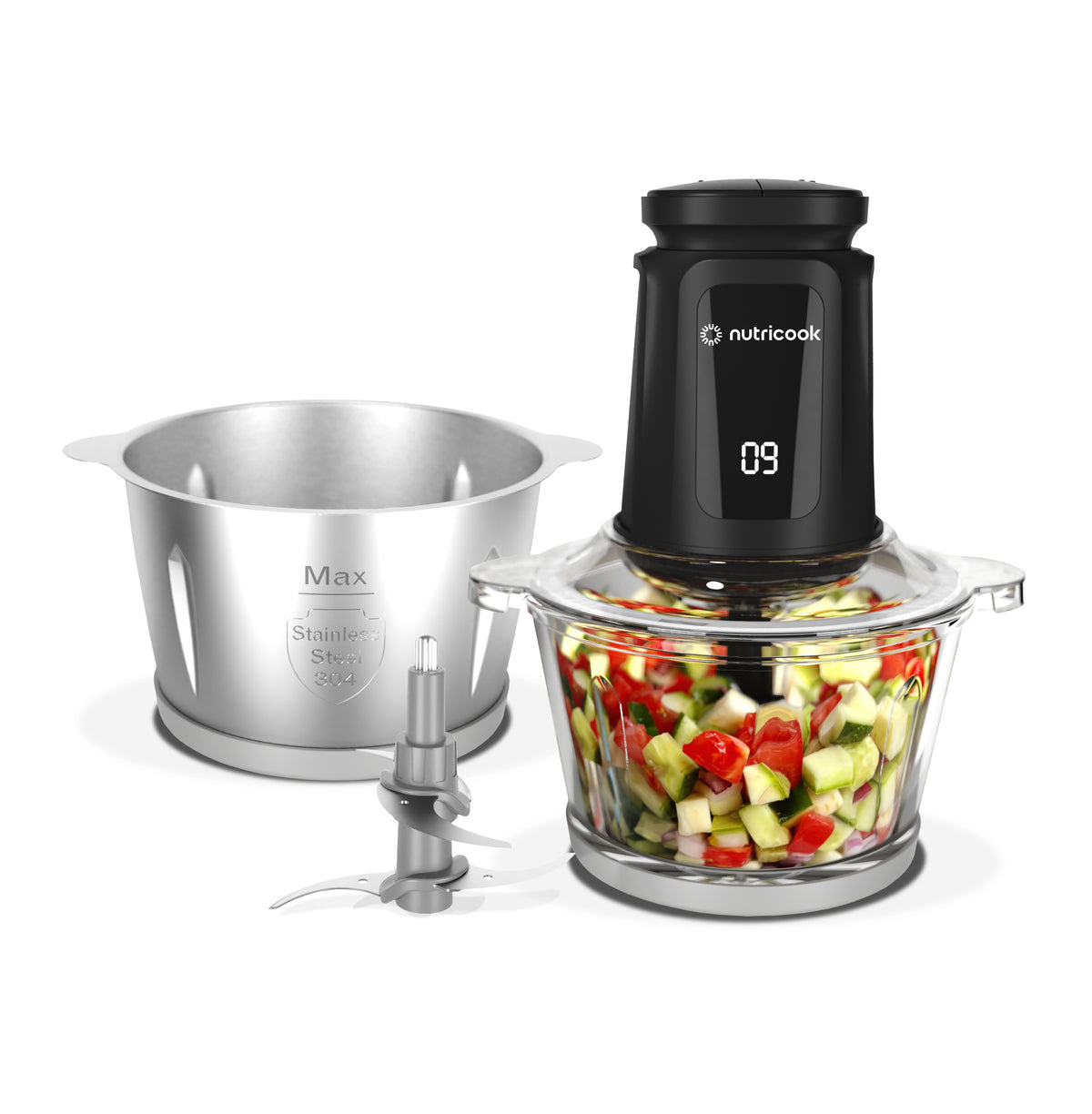 خردکن دو کاسه نوتریکوک مدل CH6000